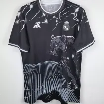 2024-25 RMA Black Special Edition Fans Soccer Jersey #豹