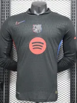 2024-25 BAR Away Long Sleeve Player Version Soccer Jersey (长袖球员)*新广告