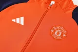 2024-25 Man Utd Orange Jacket Tracksuit #02