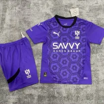 2024-25 Al-Hilal Third Kids Soccer Jersey