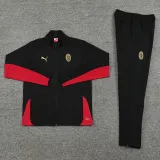 2024-25 ACM Black red Jacket Tracksuit #03