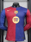 2024-25 BAR Home Long Sleeve Player Version Soccer Jersey (长袖球员)