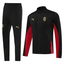 2024-25 ACM Black red Jacket Tracksuit #03