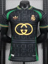 2024-25 RMA Black Green Special Edition Player Version Soccer Jersey
