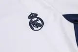 2024-25 RMA White Long Sleeve Training Tracksuit