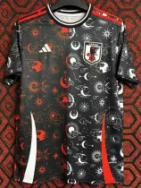 2024-25 Japan Black Grey Special Edition Fans Training Shirts *日月星辰