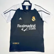 2001-2002 RMA Black Retro Soccer Jersey
