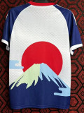 2024-25 Japan White Blue Special Edition Fans Training Shirts (红太阳)