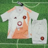 2024-25 Roma Away Kids Soccer Jersey