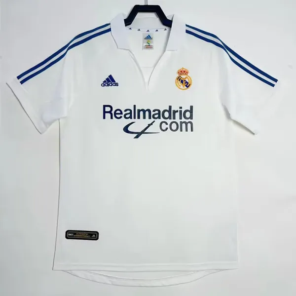 2001-2002 RMA Home Retro Soccer Jersey