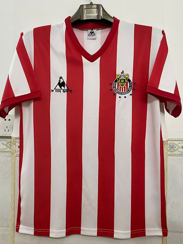 1986-1987 Chivas Guadalajara Home Retro Soccer Jersey