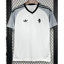 2024-25 JUV White Grey Fans Soccer Jersey