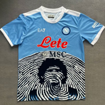 2021-22 Napoli Sky blue Commemorative Edition Fans Soccer Jersey