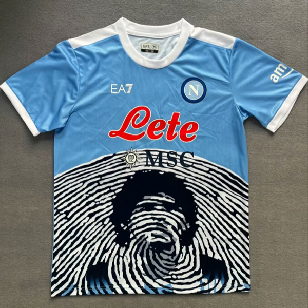 2021-22 Napoli Sky blue Commemorative Edition Fans Soccer Jersey