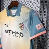 2024-25 Man City Fourth 1:1 Fans Soccer Jersey