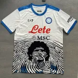 2021-22 Napoli White Commemorative Edition Fans Soccer Jersey