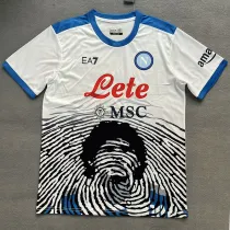 2021-22 Napoli White Commemorative Edition Fans Soccer Jersey