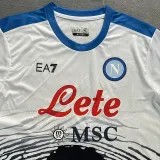2021-22 Napoli White Commemorative Edition Fans Soccer Jersey
