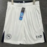 2024-25 Napoli White Shorts Pants
