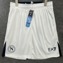 2024-25 Napoli White Shorts Pants