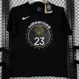 T223 WARRIORS GREEN #23 Black High Quality Casual T-Shirt