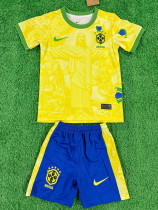 2024-25 Brazil Yellow Special Edition Kids Soccer Jersey *耶稣