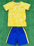 2024-25 Brazil Yellow Special Edition Kids Soccer Jersey (耶稣)