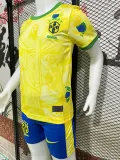 2024-25 Brazil Yellow Special Edition Kids Soccer Jersey (耶稣)