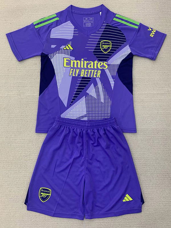 2024-25 ARS Purple GoalKeeper Kids Soccer Jersey