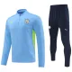 2024-25 Man City Light blue Half Pull Tracksuit (半拉链)