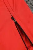 2024-25 Man Utd Red Kids Half Pull Tracksuit (童装)(半拉链)