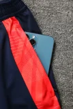 2024-25 Man Utd Red black Half Pull Tracksuit (半拉链)(匹印)