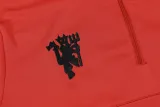 2024-25 Man Utd Red Kids Half Pull Tracksuit (童装)(半拉链)