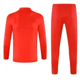 2024-25 Man Utd Red Kids Half Pull Tracksuit (童装)(半拉链)