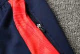 2024-25 Man Utd Red black Half Pull Tracksuit (半拉链)(匹印)