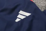 2024-25 Man Utd Red black Half Pull Tracksuit (半拉链)(匹印)