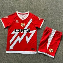 2024-25 Rayo Vallecano Away Kids Soccer Jersey