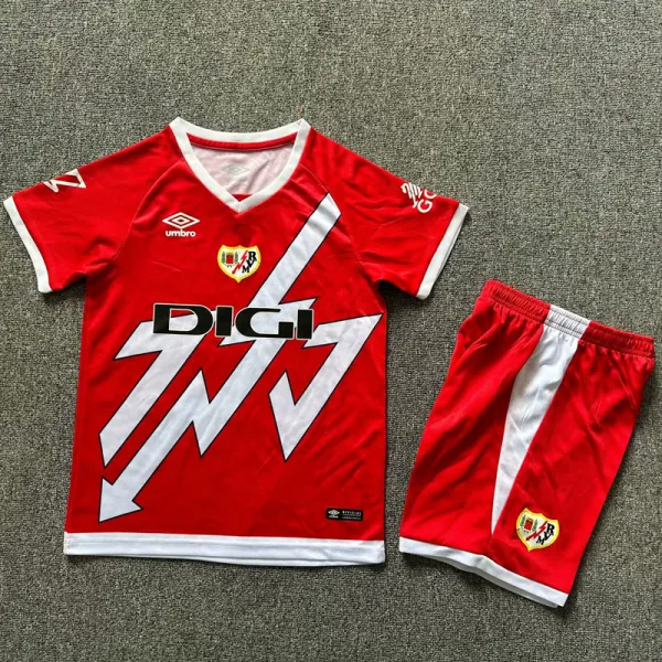 2024-25 Rayo Vallecano Away Kids Soccer Jersey