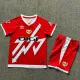 2024-25 Rayo Vallecano Away Kids Soccer Jersey