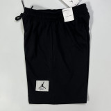 M001 Jordan Black Pure Cotton Fabric Casual Short Pants *黑标