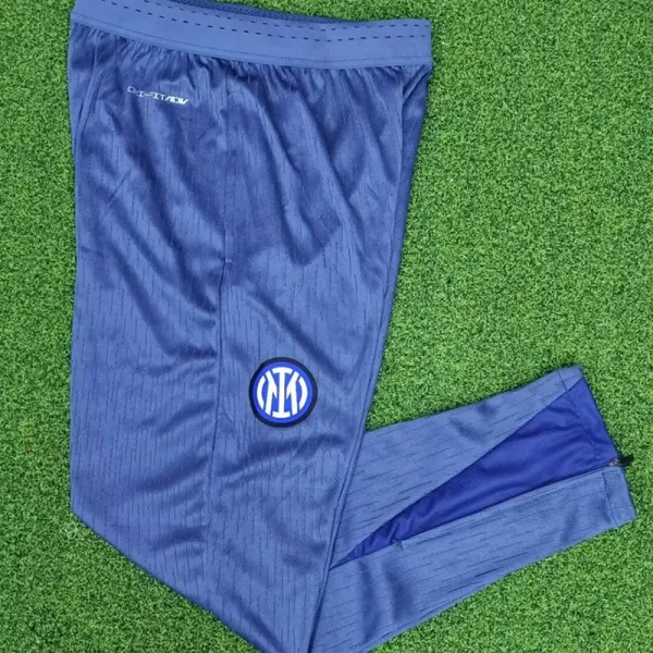 2024-25 INT Grey Blue Training Long Pants (Have Pocket)