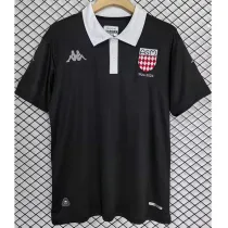 2024-25 Monaco Black 100th Anniversary Fans Soccer Jersey