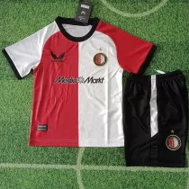 2024-25 Feyenoord Home Kids Soccer Jersey