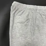 M17 Jordan Grey Pure Cotton Fabric Casual Short Pants