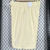 M006 Jordan Beige Pure Cotton Fabric Casual Short Pants