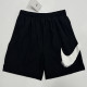 D660 NK Black Casual Short Pants
