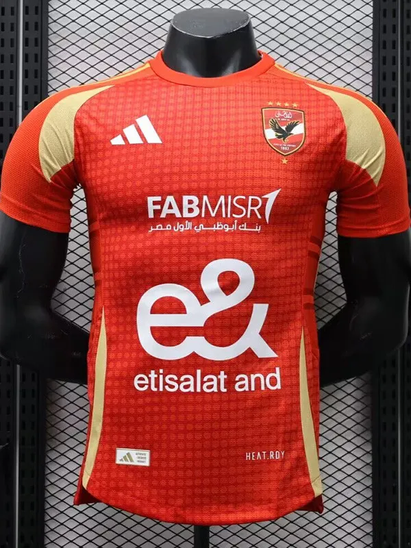 2024-25 AL AHLY SC Home Player Version Soccer Jersey