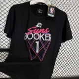 T165 SUNS BOOKER #1 Black High Quality Casual T-Shirt