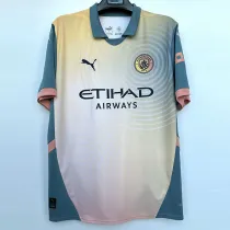 2024-25 Man City Fourth 1:1 Fans Soccer Jersey