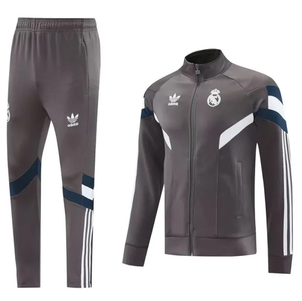 2024-25 RMA Grey Jacket Tracksuit #06